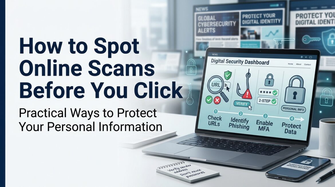 How to Spot Online Scams Before You Click: Practical Ways to Protect Your Personal Information
